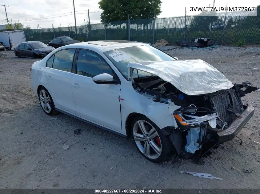 2017 Volkswagen Jetta Gli VIN: 3VW4T7AJ9HM372967 Lot: 40227667