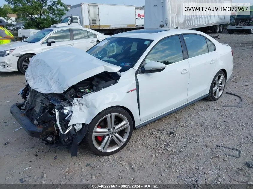 3VW4T7AJ9HM372967 2017 Volkswagen Jetta Gli