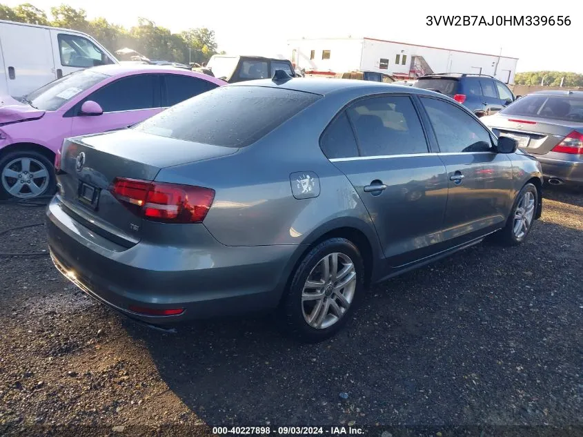 3VW2B7AJ0HM339656 2017 Volkswagen Jetta 1.4T S