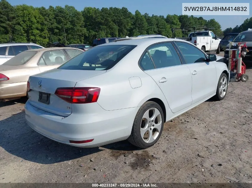 3VW2B7AJ8HM414832 2017 Volkswagen Jetta 1.4T S