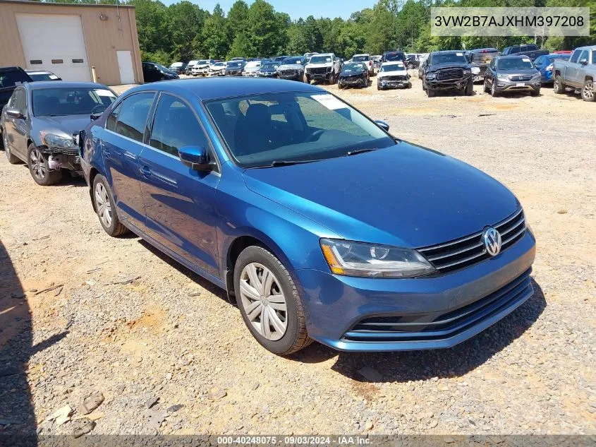 2017 Volkswagen Jetta 1.4T S VIN: 3VW2B7AJXHM397208 Lot: 40248075