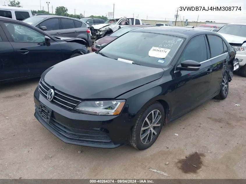 3VWDB7AJ4HM308774 2017 Volkswagen Jetta Se