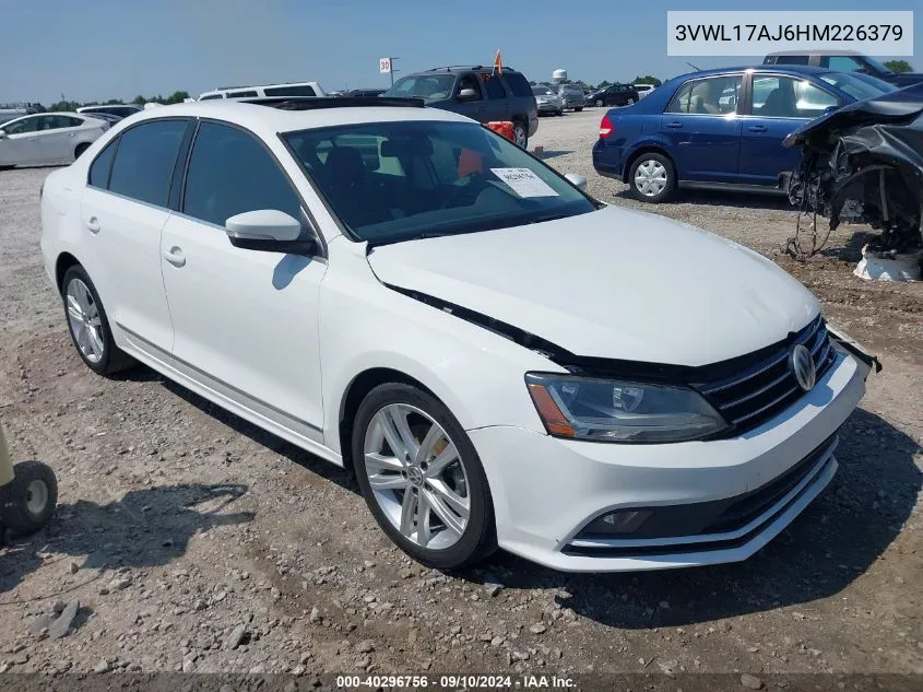 3VWL17AJ6HM226379 2017 Volkswagen Jetta Sel/Sel Premium