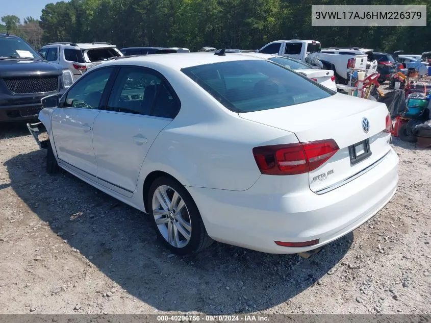 3VWL17AJ6HM226379 2017 Volkswagen Jetta Sel/Sel Premium