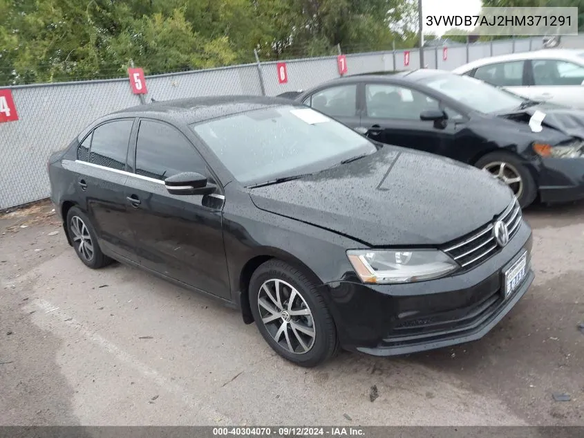 3VWDB7AJ2HM371291 2017 Volkswagen Jetta 1.4T Se