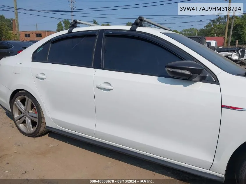 3VW4T7AJ9HM318794 2017 Volkswagen Jetta Gli