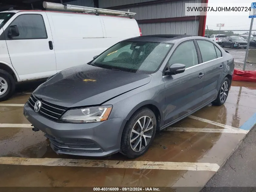 3VWDB7AJ0HM400724 2017 Volkswagen Jetta 1.4T Se