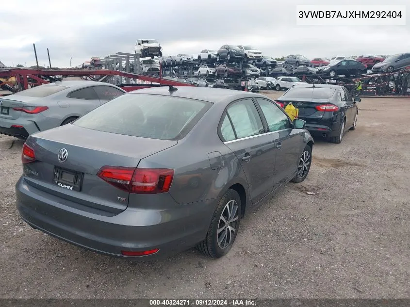 3VWDB7AJXHM292404 2017 Volkswagen Jetta Se