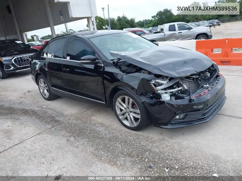 2017 Volkswagen Jetta 1.8T Sel/1.8T Sel Premium VIN: 3VWL17AJXHM389536 Lot: 40327355