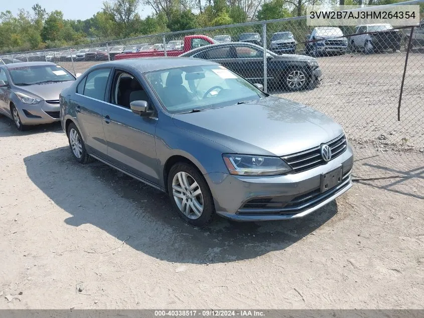 3VW2B7AJ3HM264354 2017 Volkswagen Jetta 1.4T S