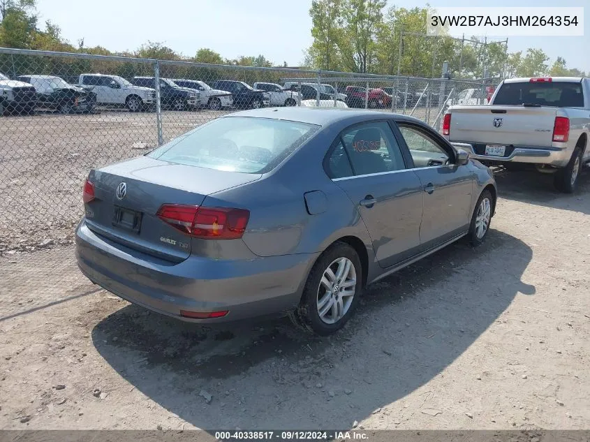 2017 Volkswagen Jetta 1.4T S VIN: 3VW2B7AJ3HM264354 Lot: 40338517