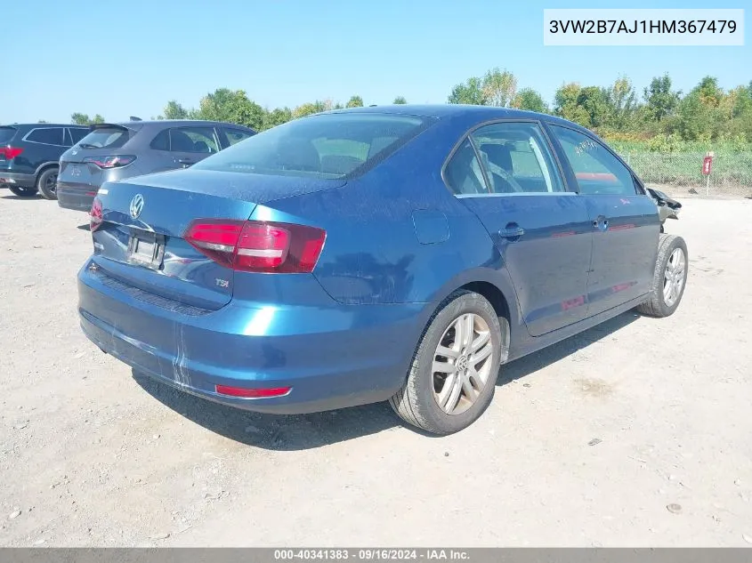 3VW2B7AJ1HM367479 2017 Volkswagen Jetta 1.4T S