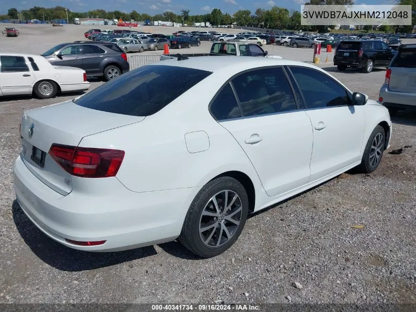 3VWDB7AJXHM212048 2017 Volkswagen Jetta 1.4T Se