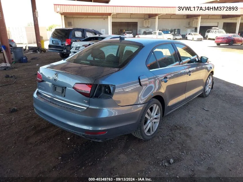 3VWL17AJ4HM372893 2017 Volkswagen Jetta 1.8T Sel/1.8T Sel Premium