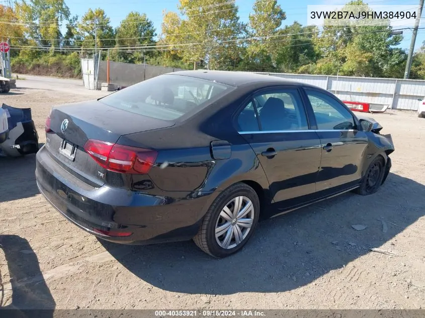 3VW2B7AJ9HM384904 2017 Volkswagen Jetta 1.4T S