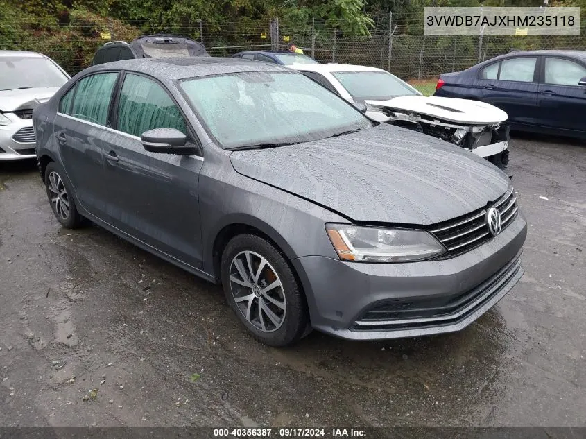 3VWDB7AJXHM235118 2017 Volkswagen Jetta Se