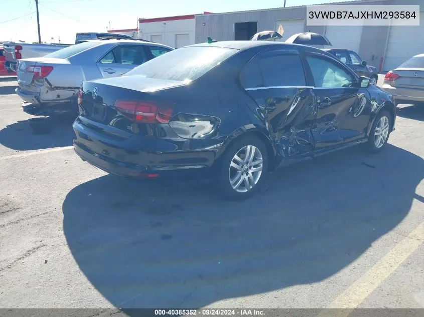 2017 Volkswagen Jetta 1.4T Se VIN: 3VWDB7AJXHM293584 Lot: 40385352