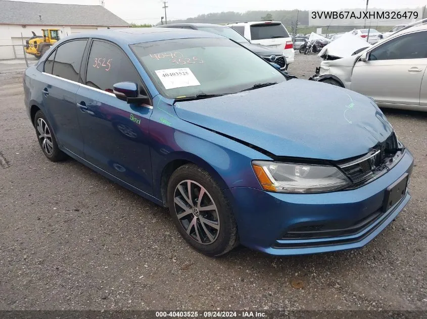 3VWB67AJXHM326479 2017 Volkswagen Jetta 1.4T Se