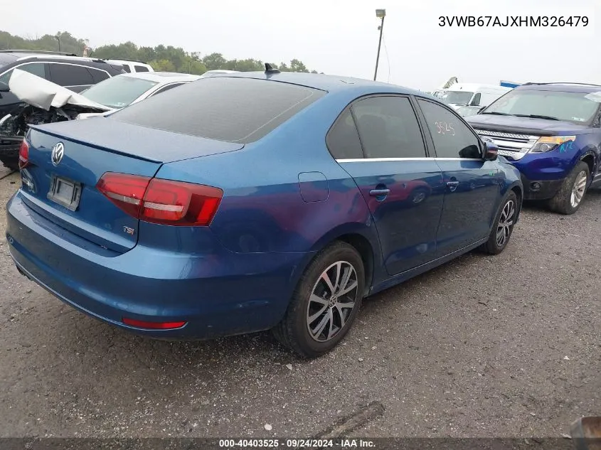 3VWB67AJXHM326479 2017 Volkswagen Jetta 1.4T Se