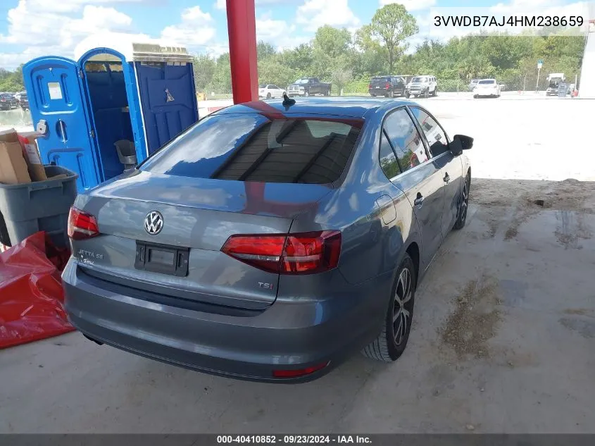 3VWDB7AJ4HM238659 2017 Volkswagen Jetta 1.4T Se