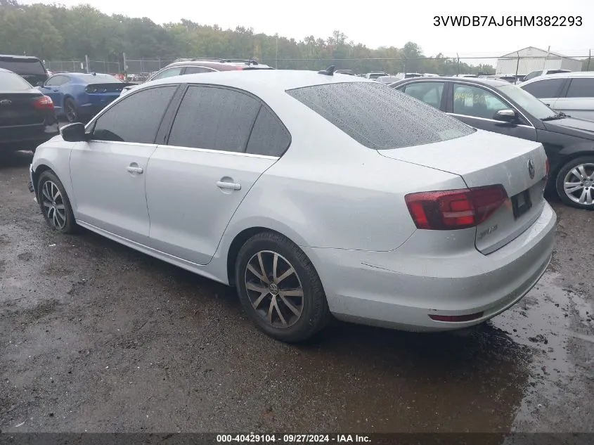 3VWDB7AJ6HM382293 2017 Volkswagen Jetta 1.4T Se