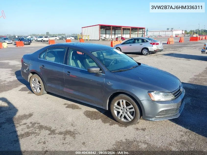 3VW2B7AJ6HM336311 2017 Volkswagen Jetta 1.4T S