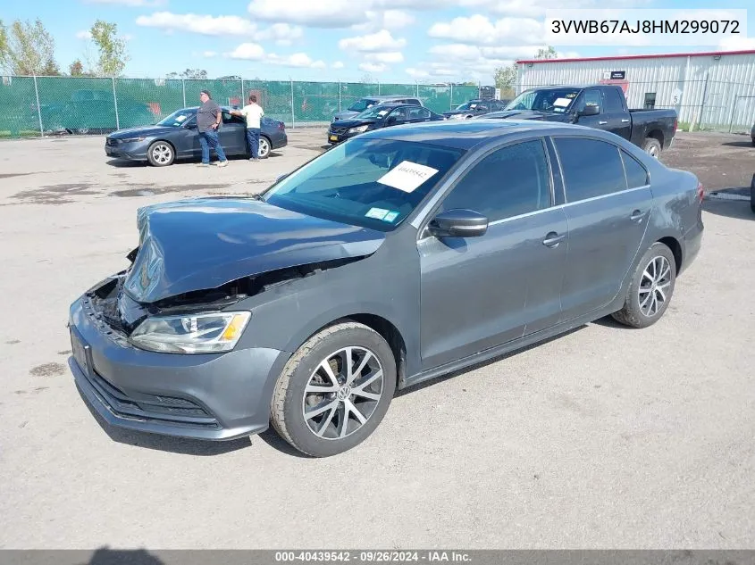 3VWB67AJ8HM299072 2017 Volkswagen Jetta 1.4T Se