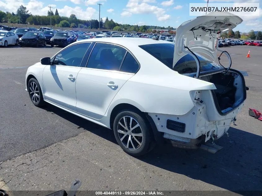 3VWDB7AJXHM276607 2017 Volkswagen Jetta 1.4T Se