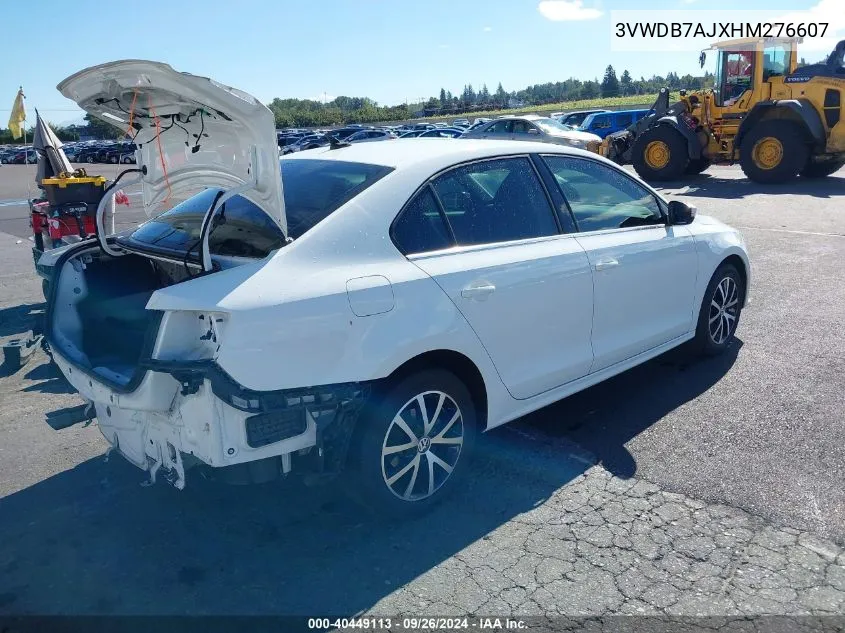 3VWDB7AJXHM276607 2017 Volkswagen Jetta 1.4T Se