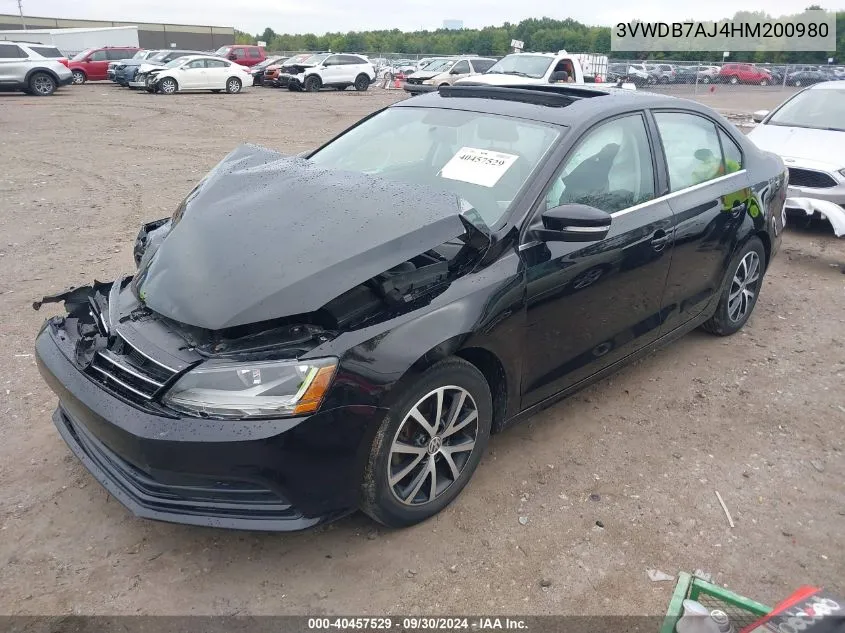 3VWDB7AJ4HM200980 2017 Volkswagen Jetta 1.4T Se