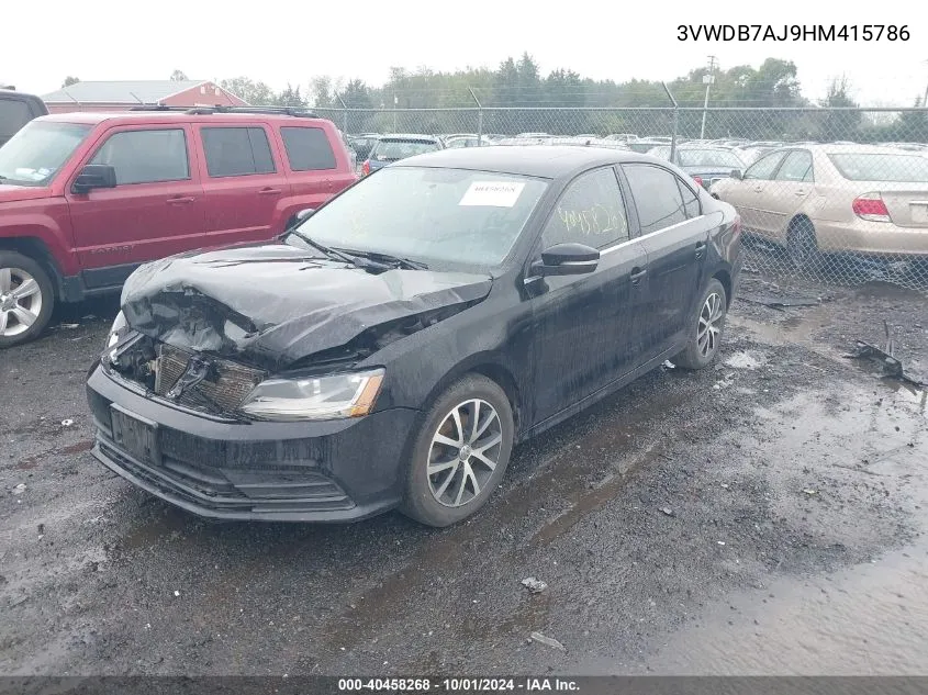 3VWDB7AJ9HM415786 2017 Volkswagen Jetta Se