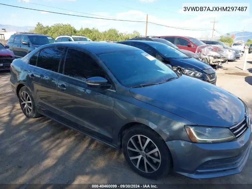 3VWDB7AJXHM297487 2017 Volkswagen Jetta 1.4T Se