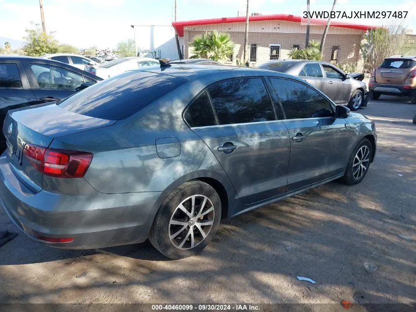 3VWDB7AJXHM297487 2017 Volkswagen Jetta 1.4T Se