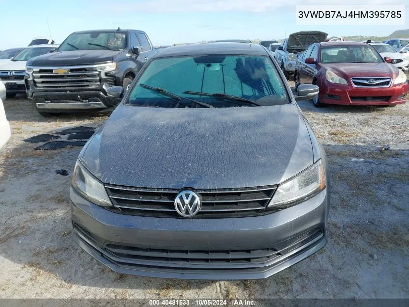 3VWDB7AJ4HM395785 2017 Volkswagen Jetta Se