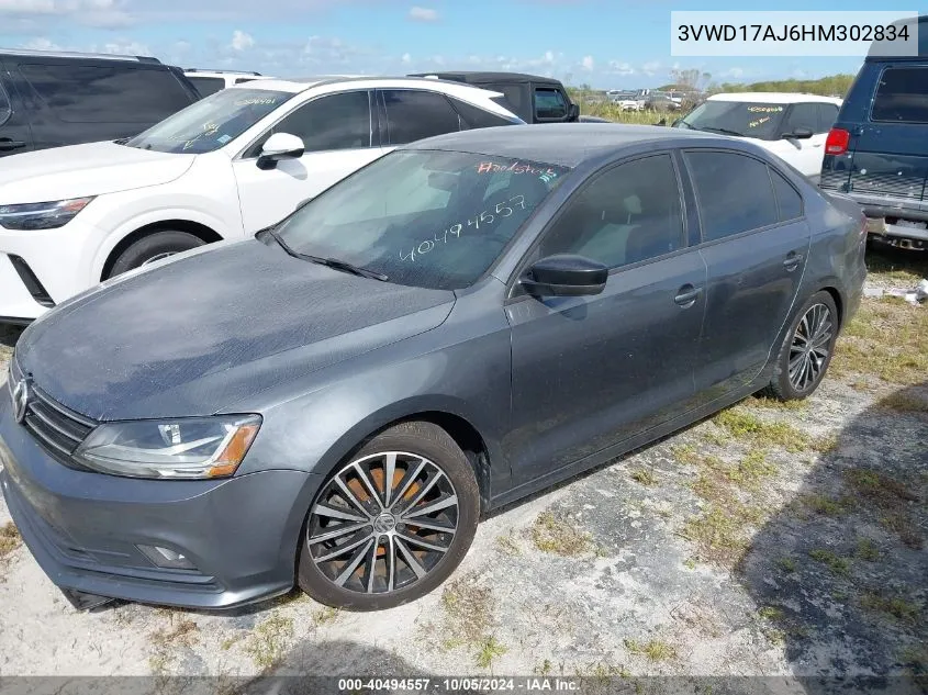 3VWD17AJ6HM302834 2017 Volkswagen Jetta Sport