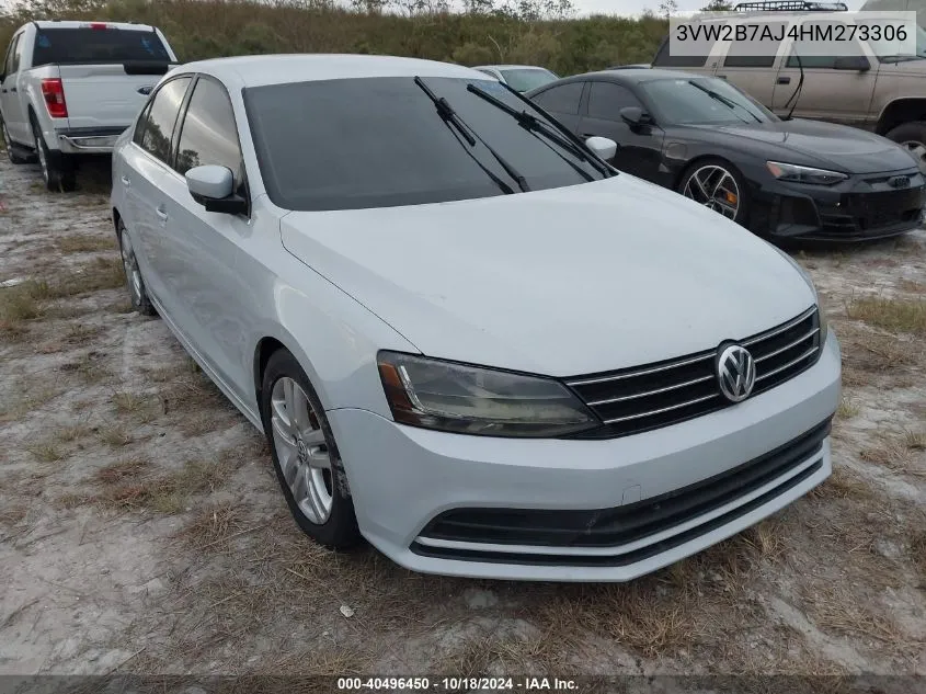 2017 Volkswagen Jetta 1.4T S VIN: 3VW2B7AJ4HM273306 Lot: 40496450