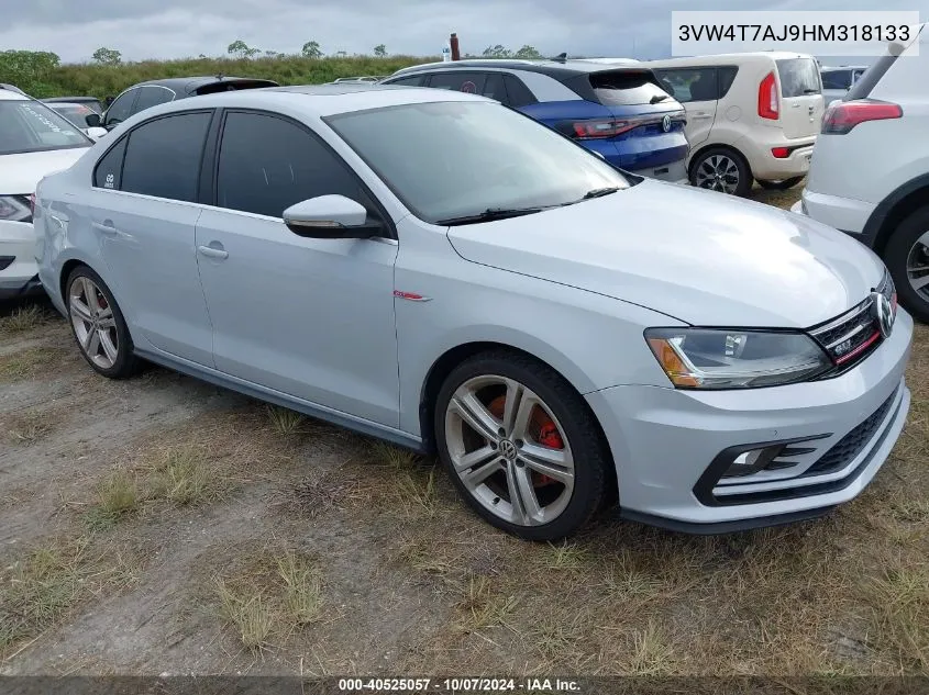 2017 Volkswagen Jetta Gli VIN: 3VW4T7AJ9HM318133 Lot: 40525057