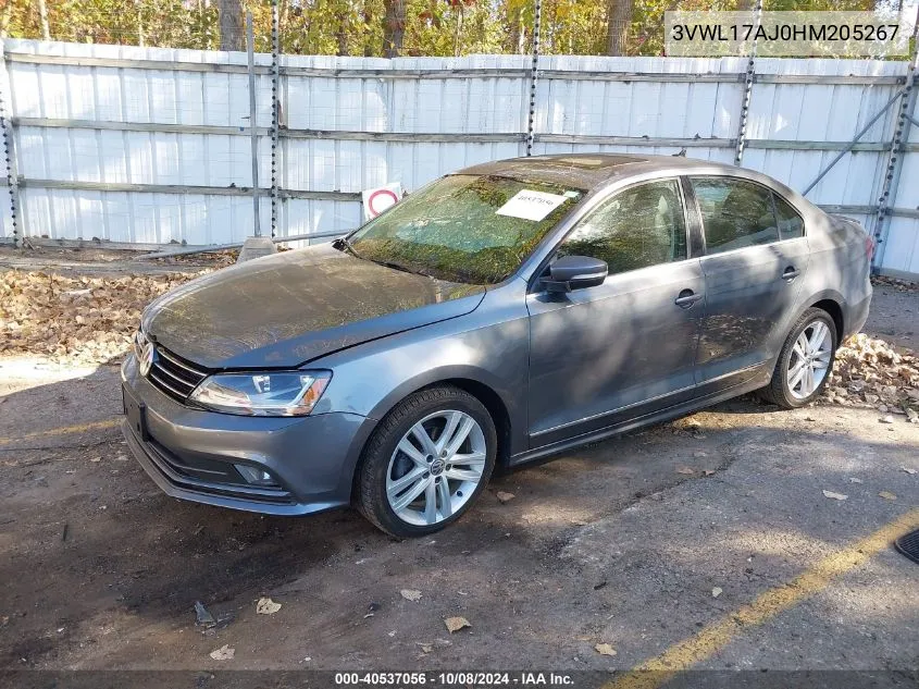 3VWL17AJ0HM205267 2017 Volkswagen Jetta Sel/Sel Premium