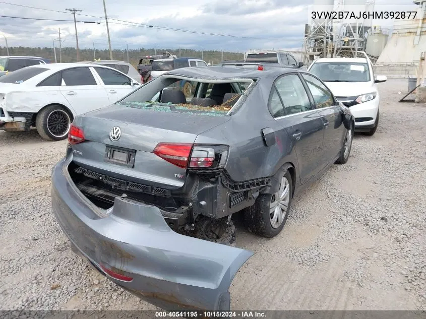 3VW2B7AJ6HM392877 2017 Volkswagen Jetta 1.4T S