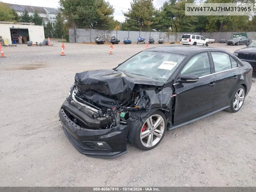 2017 Volkswagen Jetta Gli VIN: 3VW4T7AJ7HM313965 Lot: 40567910