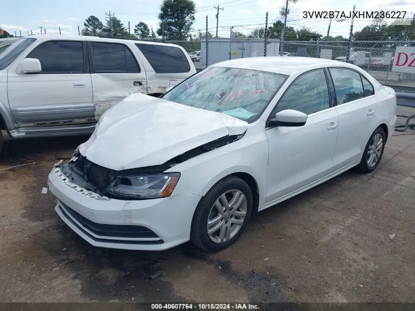 2017 Volkswagen Jetta 1.4T S VIN: 3VW2B7AJXHM236227 Lot: 40607764