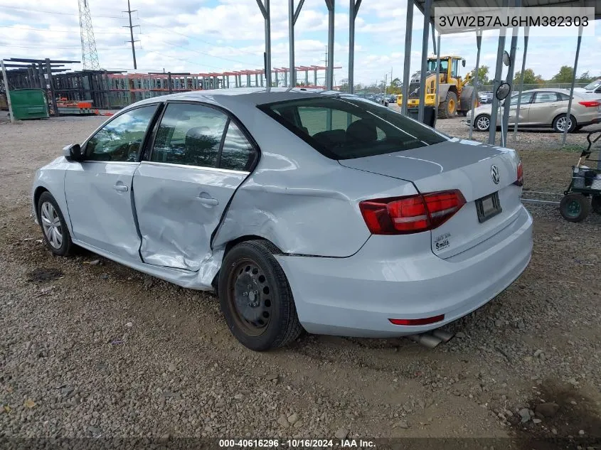 3VW2B7AJ6HM382303 2017 Volkswagen Jetta 1.4T S