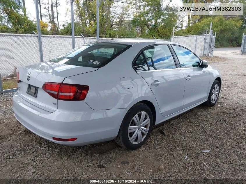 3VW2B7AJ6HM382303 2017 Volkswagen Jetta 1.4T S