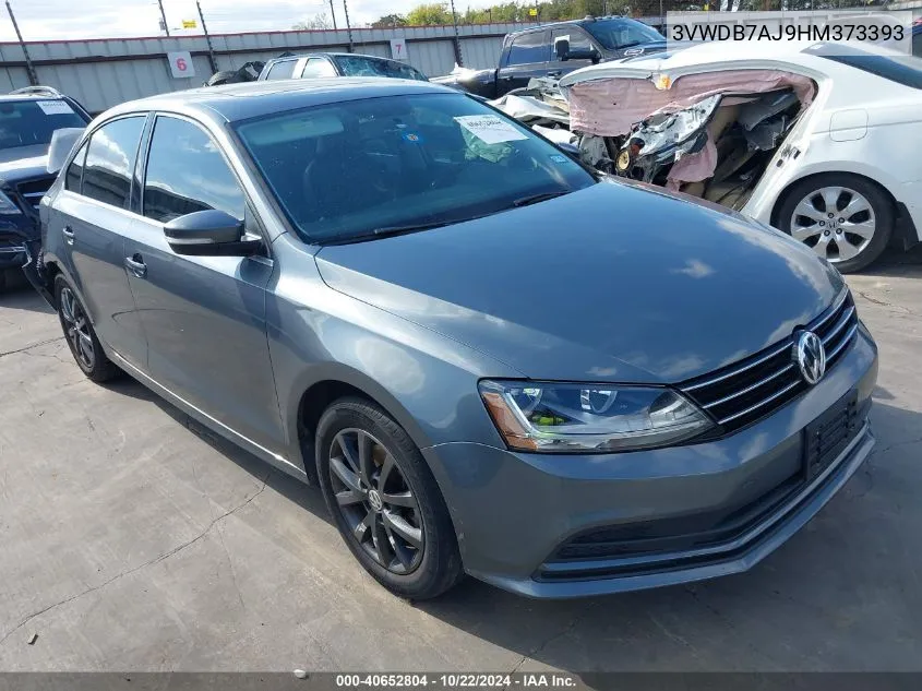 2017 Volkswagen Jetta 1.4T Se VIN: 3VWDB7AJ9HM373393 Lot: 40652804