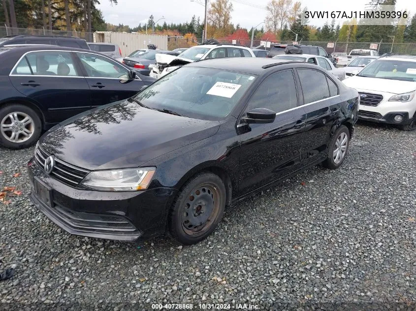 2017 Volkswagen Jetta 1.4T S VIN: 3VW167AJ1HM359396 Lot: 40728868