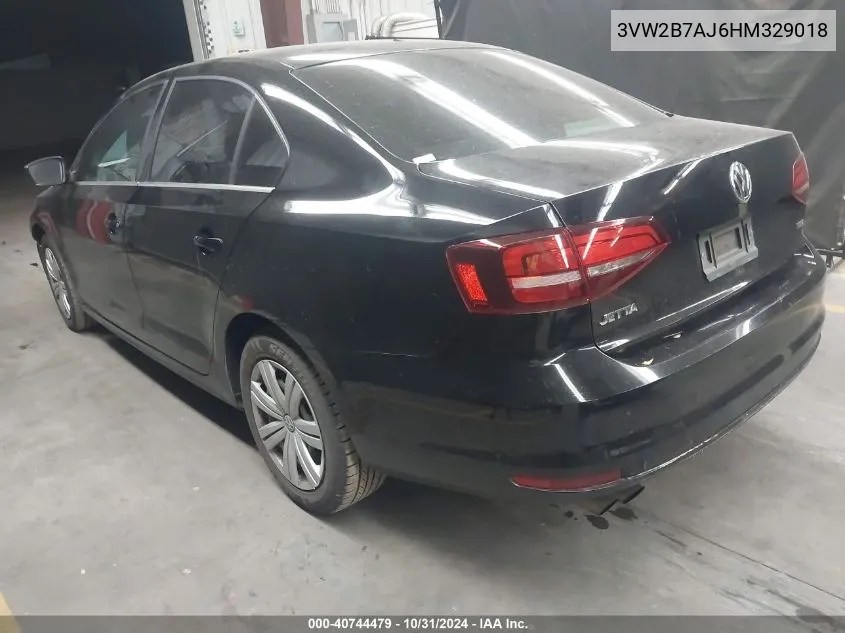 3VW2B7AJ6HM329018 2017 Volkswagen Jetta 1.4T S