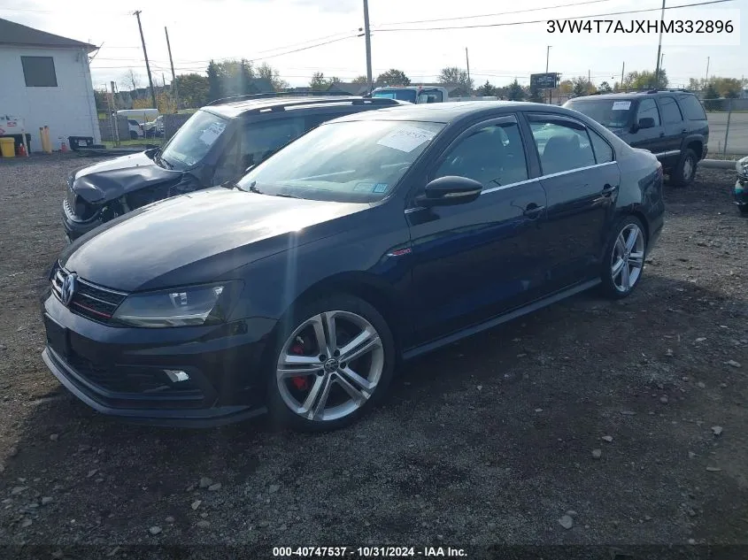 2017 Volkswagen Jetta Gli VIN: 3VW4T7AJXHM332896 Lot: 40747537