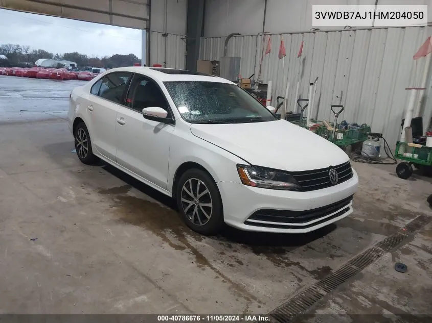 2017 Volkswagen Jetta 1.4T Se VIN: 3VWDB7AJ1HM204050 Lot: 40786676