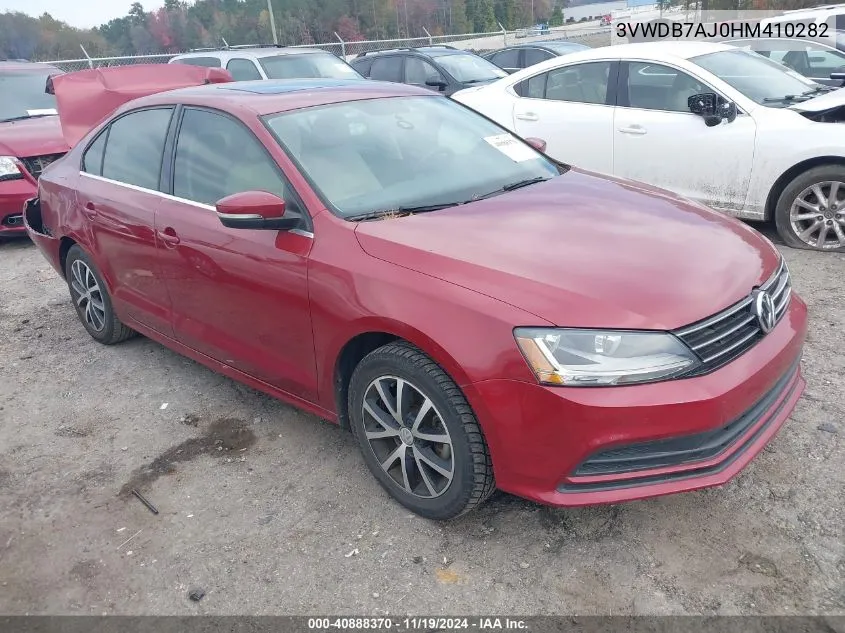 2017 Volkswagen Jetta 1.4T Se VIN: 3VWDB7AJ0HM410282 Lot: 40888370