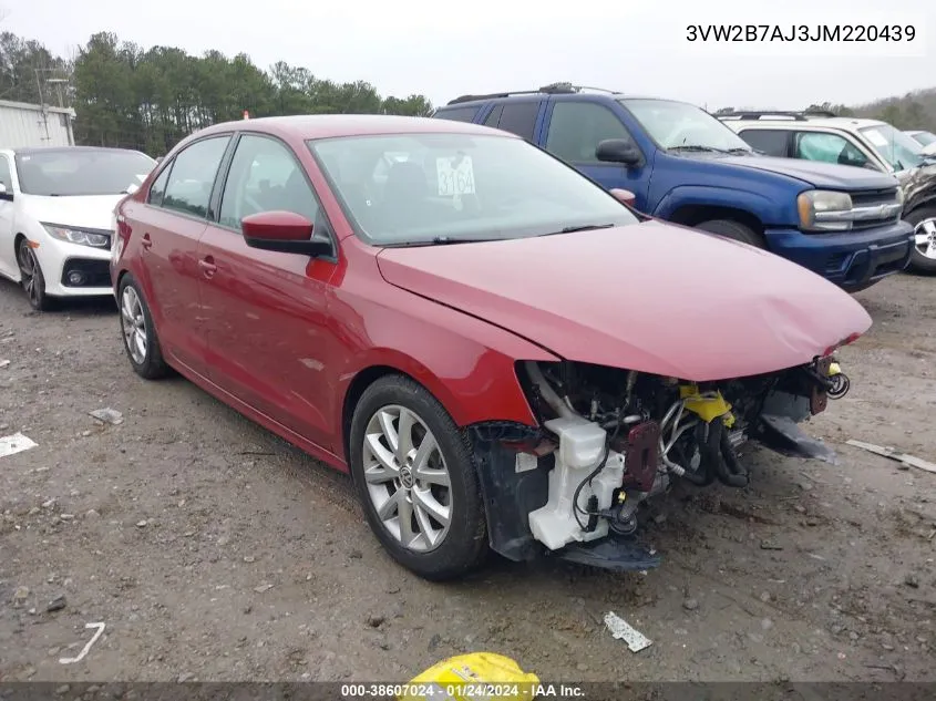 3VW2B7AJ3JM220439 2018 Volkswagen Jetta 1.4T S